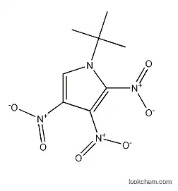 Molecular Structure of 69726-55-2 (1-tert-Butyl-2,3,4-trinitro-pyrrole)